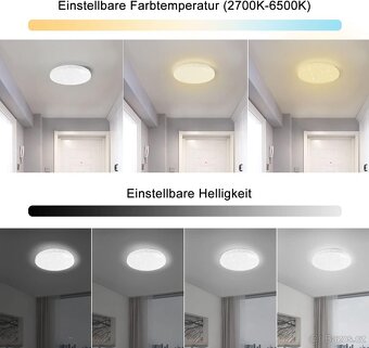 Chytré LED stropní svítidlo Extrastar - 6500K - 4