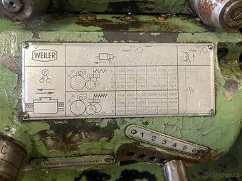Soustruh Weiler LZ 280 + příslušenství - 4