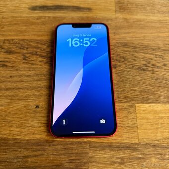 iPhone 14 128GB červený, pěkný stav, 12 měsíců záruka - 4