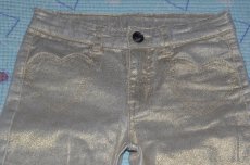 116 Zlaté elastické džíny rifle džegíny H&M - 4