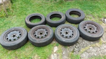 ocelové disky 6Jx15 H2 + pneu škoda Octavia - 4