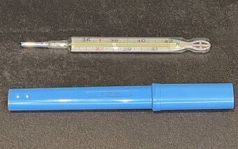 Přesný Lékařský Teploměr - RTUT'OVÝ. Funkční. - 4