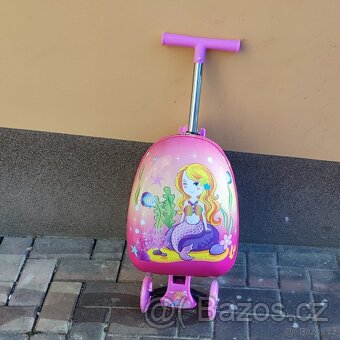 Dětská cestovní koloběžka 2v1 s kufříkem - 4