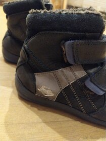 Chlapecké zimní kožené barefoot boty vel. 34 zn. DD step - 4