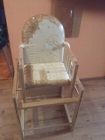 Dětská sedačka rozkládací na stoleček a židličku - 4