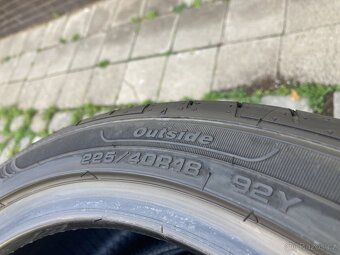 4ks letních pneumatik FULDA - 225/40R18 92Y 90% DOT2020 - 4