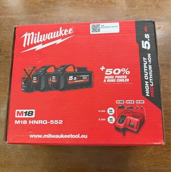 Milwaukee sada M18 HNRG-552 nová - 4