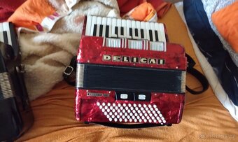 Prodám akordeon delicie junior XIII 72 basů 3 hlas - 4
