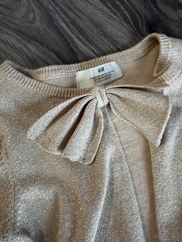 slavnostní šaty a svetr h&m vel 110/116 - 4