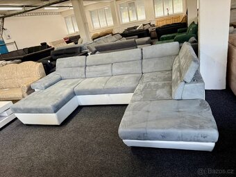 Sedací souprava tvaru U - rozkládací - NEPOUŽITÁ - 4