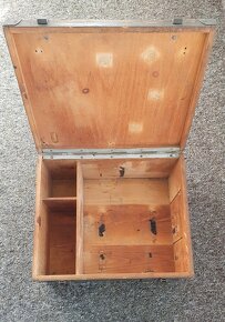 Vojenská dřevěná bedna 2x - 4