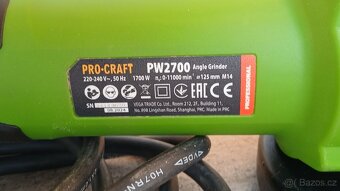 Bruska úhlová Procraft - 4