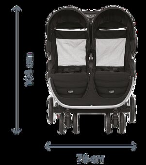Britax B Agile double pro dvojčata - 4