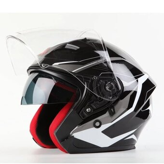 Helma MAXX černo/bílá lesklá - 4