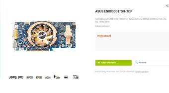 Grafická karta ASUS EN 8800GT/G/HTDP - 4