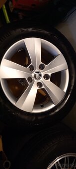 ŠKODA orig Alu disky Orion 16“ + letní pneu - 4