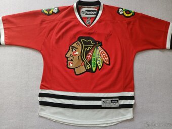 Hokejový dres Chicago Blackhawks podepsaný - 4