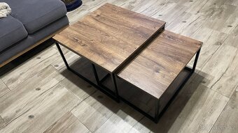 konferenční stolek - 1+1 sada - 4