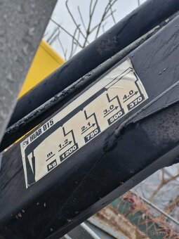 Kontejner s hydraulickou rukou HIAB 0 - 4