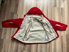 Červená zimní bunda s odepínací fleece mikinou - 4