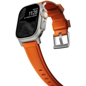 Nomad Rugged Strap řemínek pro Apple Watch oranžový - 4