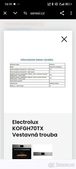 Electrolux KOFGH70TX Vestavná trouba - 4