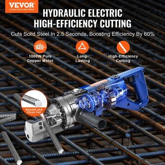 Elektrická hydraulická řezačka armatur 1200W - 4