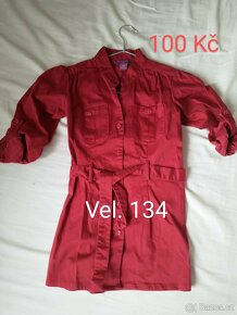 Dětské šaty 110-140 několik kusů - 4