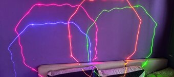DJ laser světlo, 4 paprskovy - 4