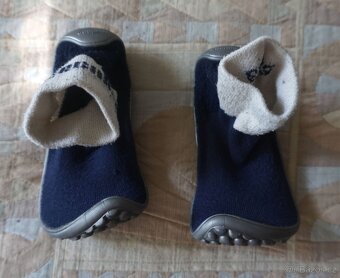Dětské barefoot modré ponožkoboty Leguanito vel.28-29 - 4