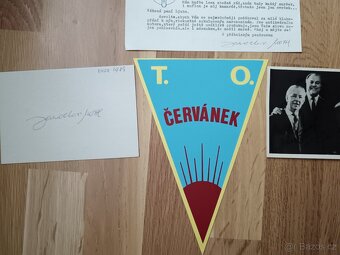 Tramping T.O. Červánek. Autogramy, originály. - 4