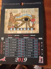 egyptské nástěnné kalendáře - 4