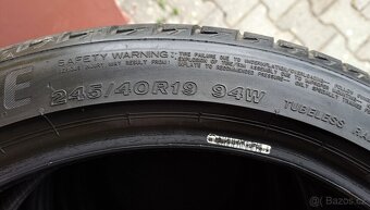 4x letní pneu Bridgestone 245/40 R19, r.2023 - 4
