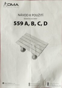 Sedačka do vany pro seniory DMA 559B - 4