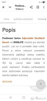 Posilovací lavice - 4