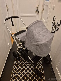 Prodám kočárek Bugaboo Fox Grey Melange dvojkombinace - 4