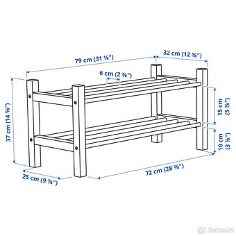 Botník IKEA Tjusig černý - 4