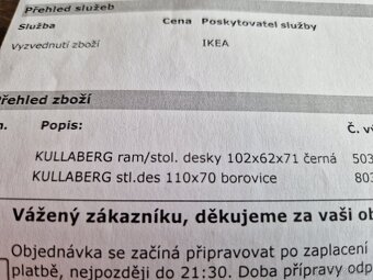 Psací stůl KULLABERG IKEA - 4