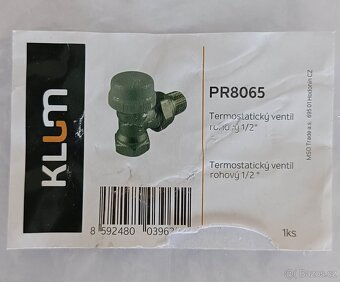 Termostatický ventil rohový KLUM PR8065 - 4