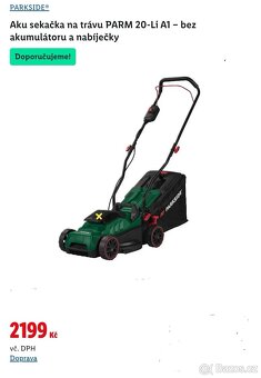 Aku sekačka PRMA V20 Parkside s baterií ah4 a rychlo nabíječ - 4