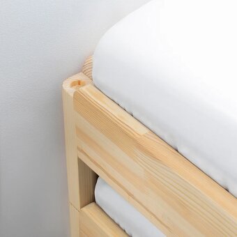 Stohovatelná postel IKEA UTÅKER 80x200 cm + příslušenství - 4