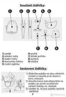Jídelní židlička Sindy - 4