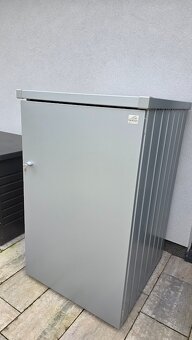 Prodám box na popelnici Biohort Alex – stříbrná metalíza - 4