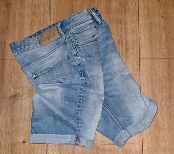 4 ks pánské džíny a džínové kraťasy vel.L - 4