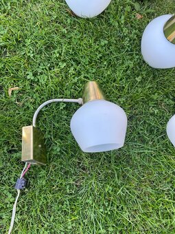 starý lustr kamenický šenov retro lustr nástěnná lampička - 4