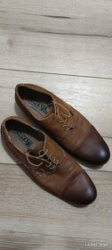 Pánské kožené polobotky Lasocki vel. 45 - 4