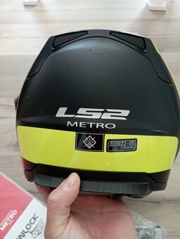 Prodám vyklápěcí helmu LS2 Metro - 4