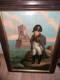 Napoleon Bonaparte star.olej na plechu.. - 4