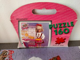 Puzzle retro Barbie BONAPARTE-160 dílků -KOMPLETNÍ - 4