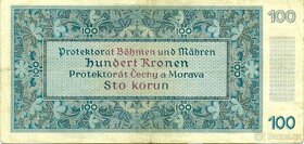 Bankovky Protektorát Č-M 100K - 4